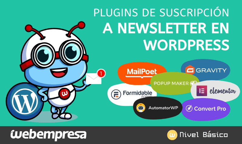 Mejores plugins de suscripción a Newsletter en WordPress
